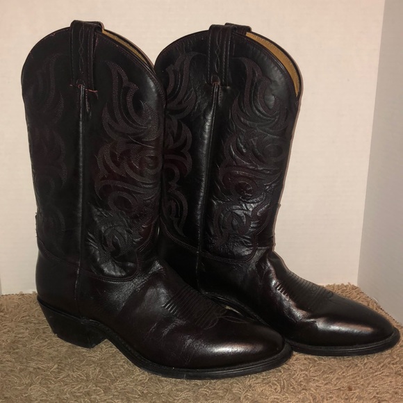 Tony Lama Other - Tony Lama Cowboy/Western Boots Townes Black Cherry